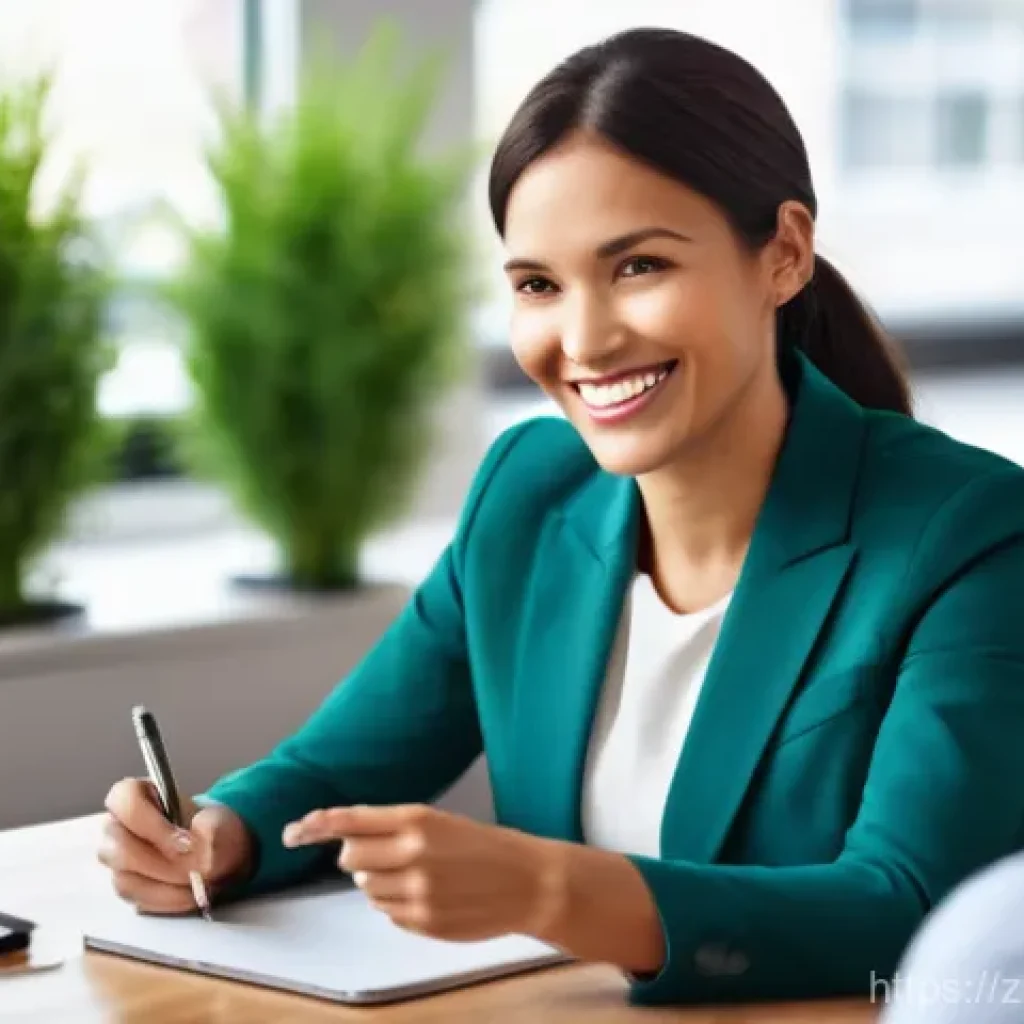 직업상담사 직업만족도 조사 결과 - **Prompt: Empowering Career Guidance**
"A bright, optimistic scene depicting a diverse female ca...