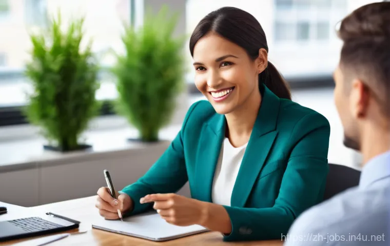 직업상담사 직업만족도 조사 결과 - **Prompt: Empowering Career Guidance**
    "A bright, optimistic scene depicting a diverse female ca...