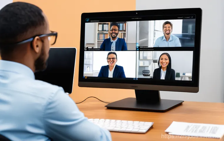 직업상담사 스터디 그룹 활용법 - A diverse group of professional career counselors, ranging in age and ethnicity, gathered around a l...