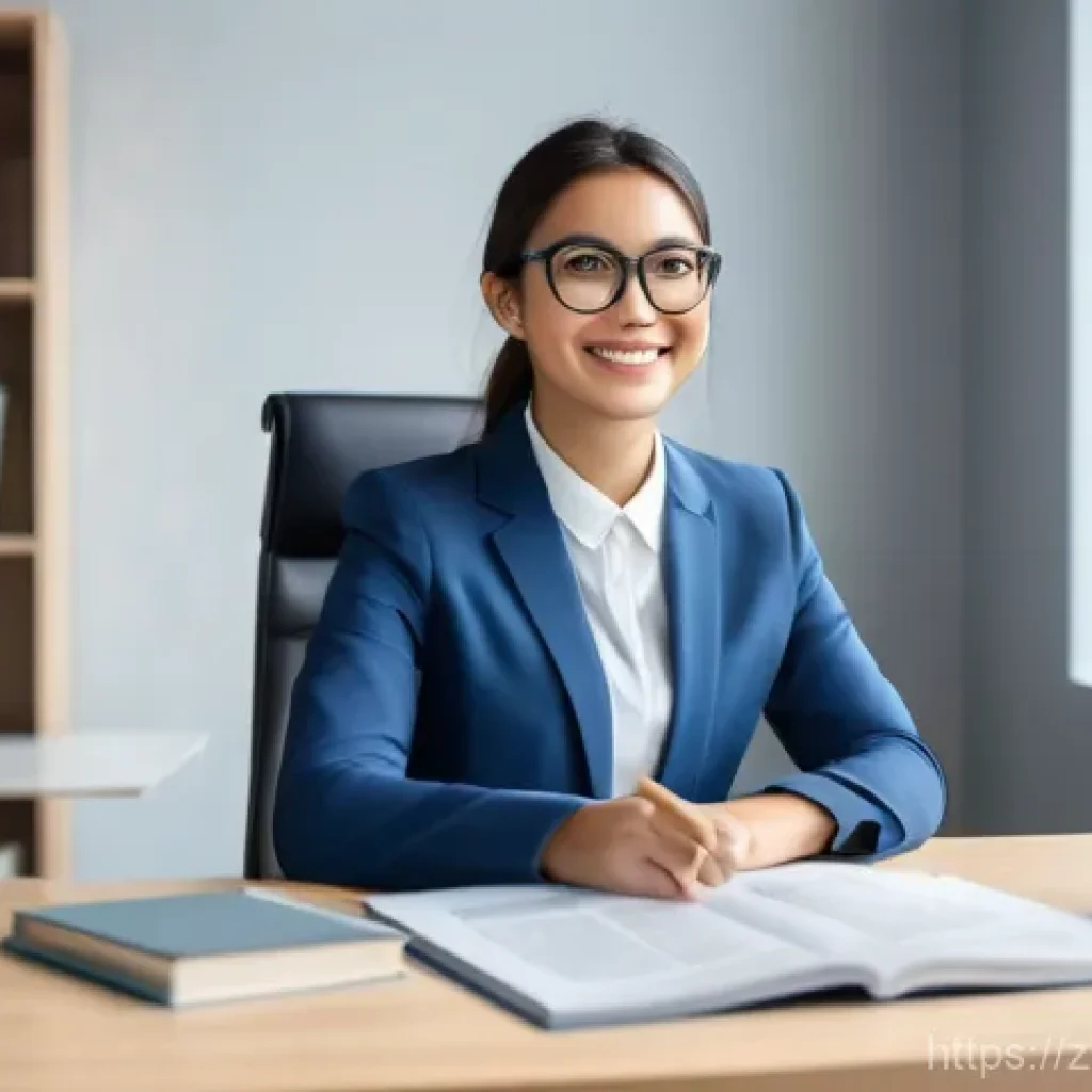 직업상담사 진로 분석 사례 - **Prompt: "A young adult, dressed in smart casual attire, sits comfortably opposite a professional c...