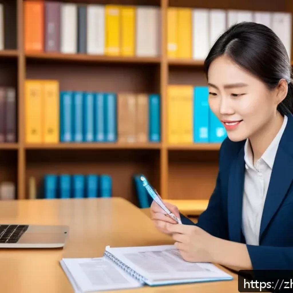 직업상담사 자격증 필요성 - A professional career counselor in a modern office environment, attentively listening and communicat...