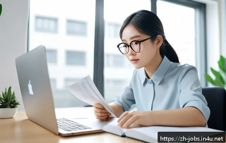 직업상담사 국가 자격증 정보 - A modern study environment featuring a young Chinese professional woman sitting at a tidy desk with ...