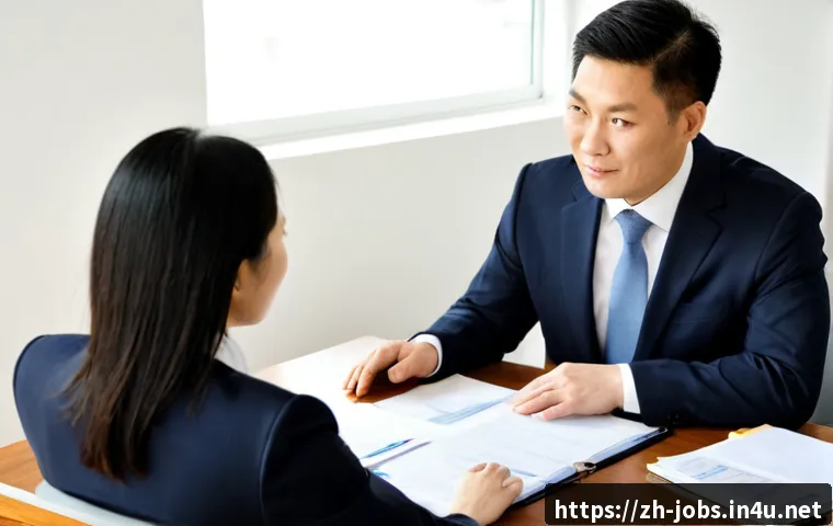 직업상담사 연봉 인상 협상법 - Photorealistic career counselor in a polished private office negotiating a salary increase with a se...